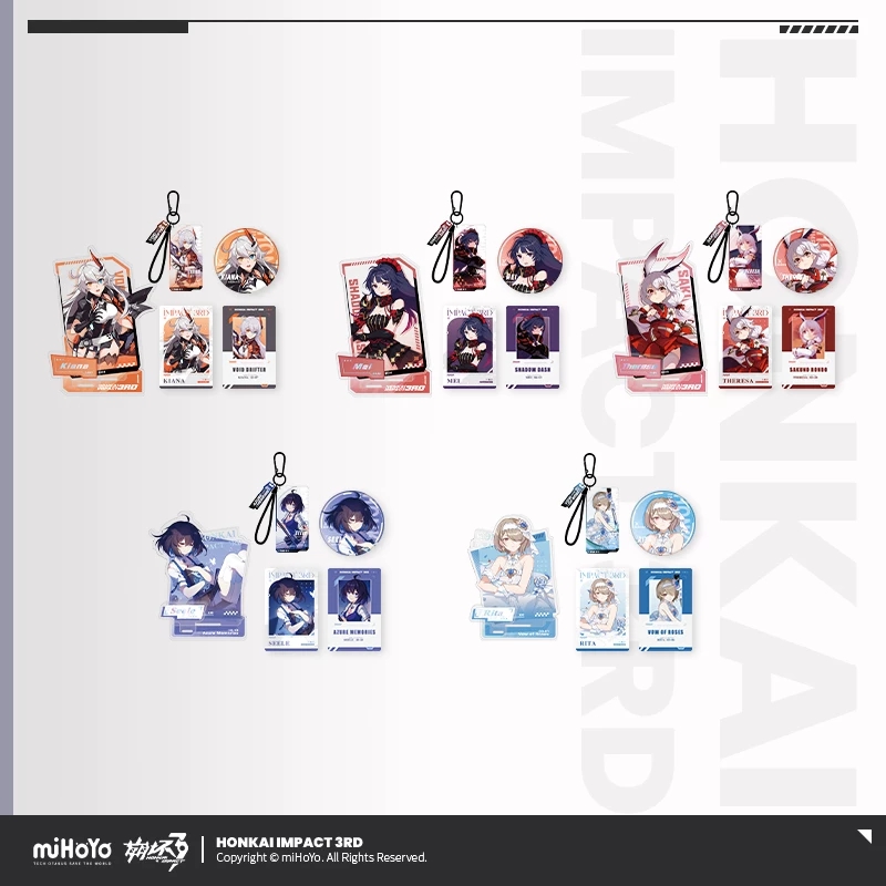 Official Merchandise Anime - สินค้าลิขสิทธิ์อย่างเป็นทางการจาก miHoYo/Honkai Impact 3 ชุดของขวัญธีมอนิเมะ“Valkyrie” ซีรีส์เกม