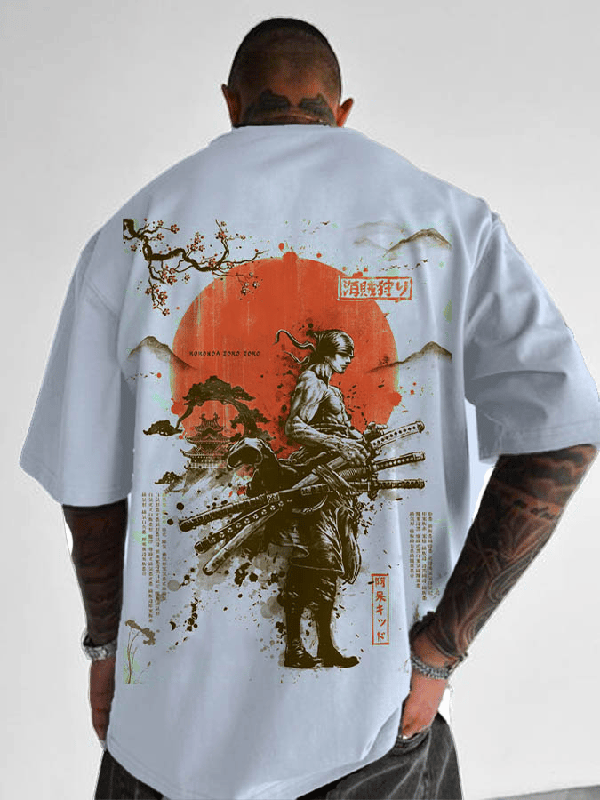 เสื้อยืดลายการ์ตูนวันพีซ โซโล  - Zoro Anime Merchandise บทวิจารณ์และราคา