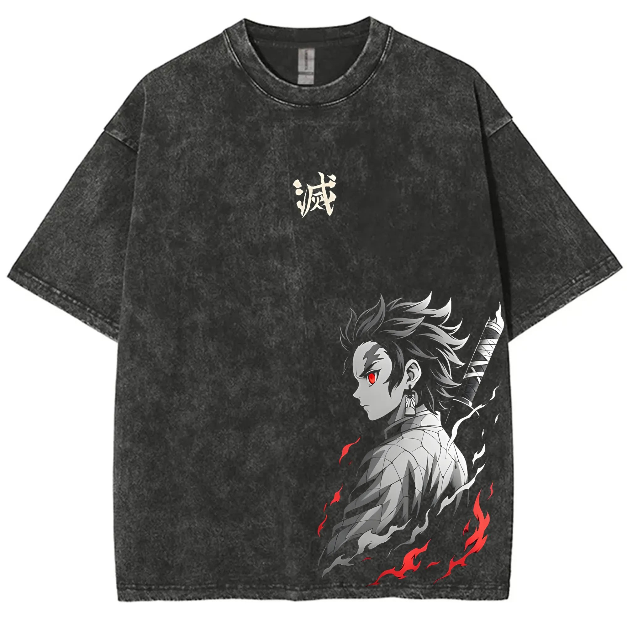 เสื้อยืดลายกราฟิกสไตล์วินเทจลา - Anime Merchandise Men บทวิจารณ์และราคา
