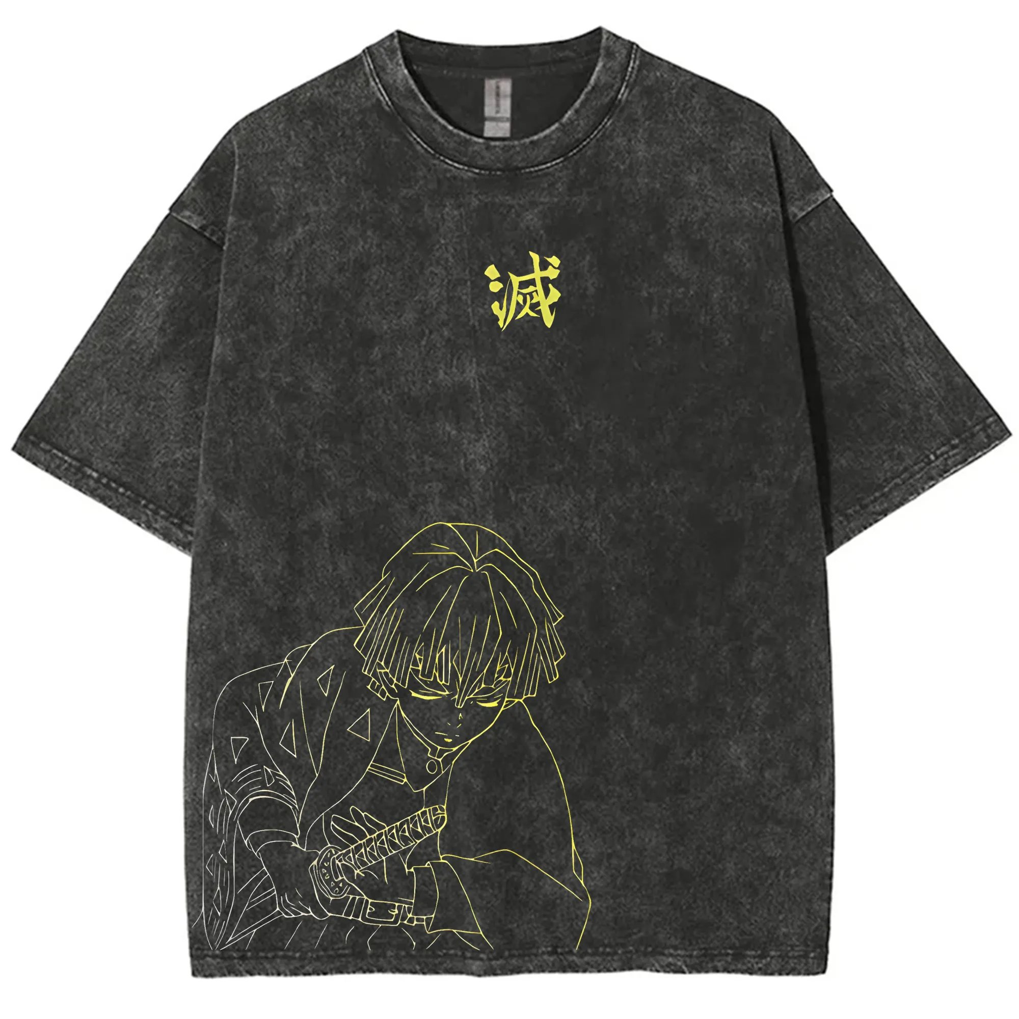 เสื้อยืดลายกราฟิกสไตล์วินเทจลา - Anime Merchandise Men บทวิจารณ์และราคา