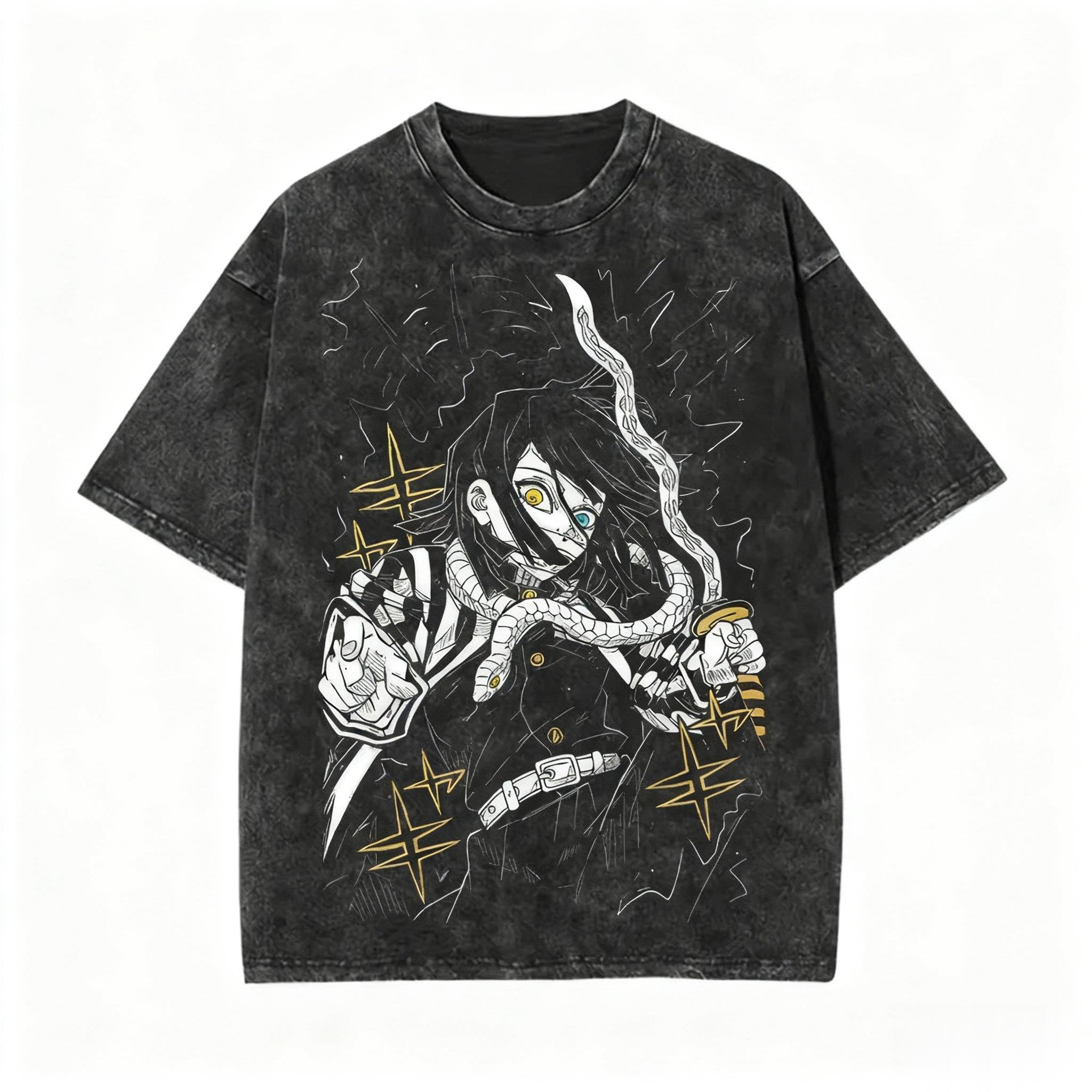 เสื้อยืดลายกราฟิกสไตล์วินเทจลา - Anime Merchandise Men บทวิจารณ์และราคา