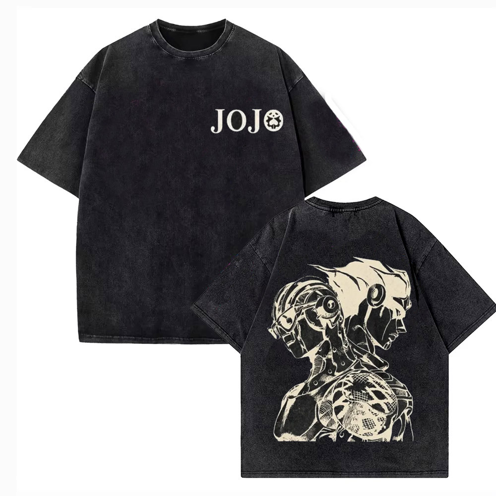 วินเทจ วอช ทีเชิร์ตผู้ชาย JoJo - Jojo Anime Merchandise บทวิจารณ์และราคา