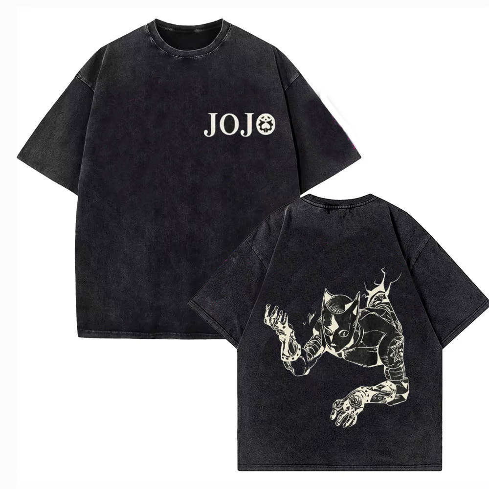 วินเทจ วอช ทีเชิร์ตผู้ชาย JoJo - Jojo Anime Merchandise บทวิจารณ์และราคา