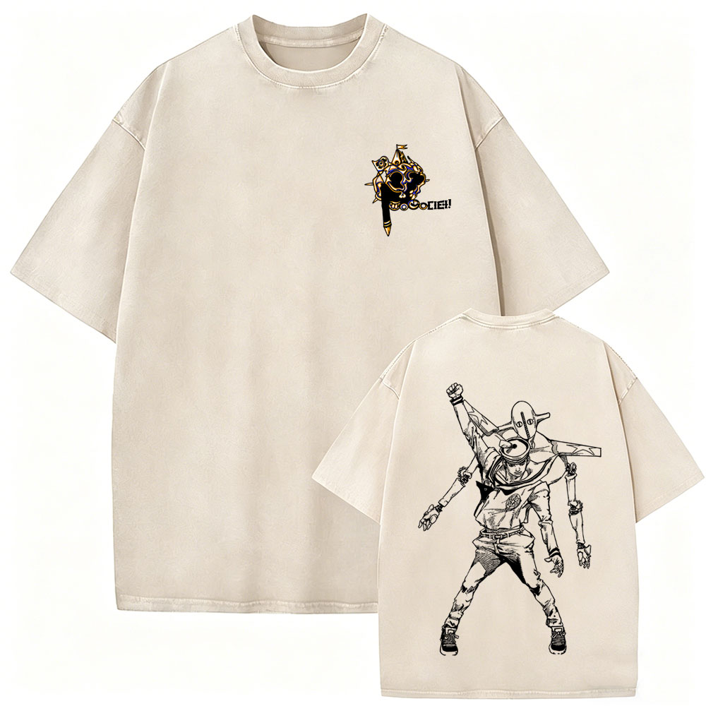เสื้อยืดวินเทจลายอนิเมะ Jojo B - Jojo Anime Merchandise บทวิจารณ์และราคา