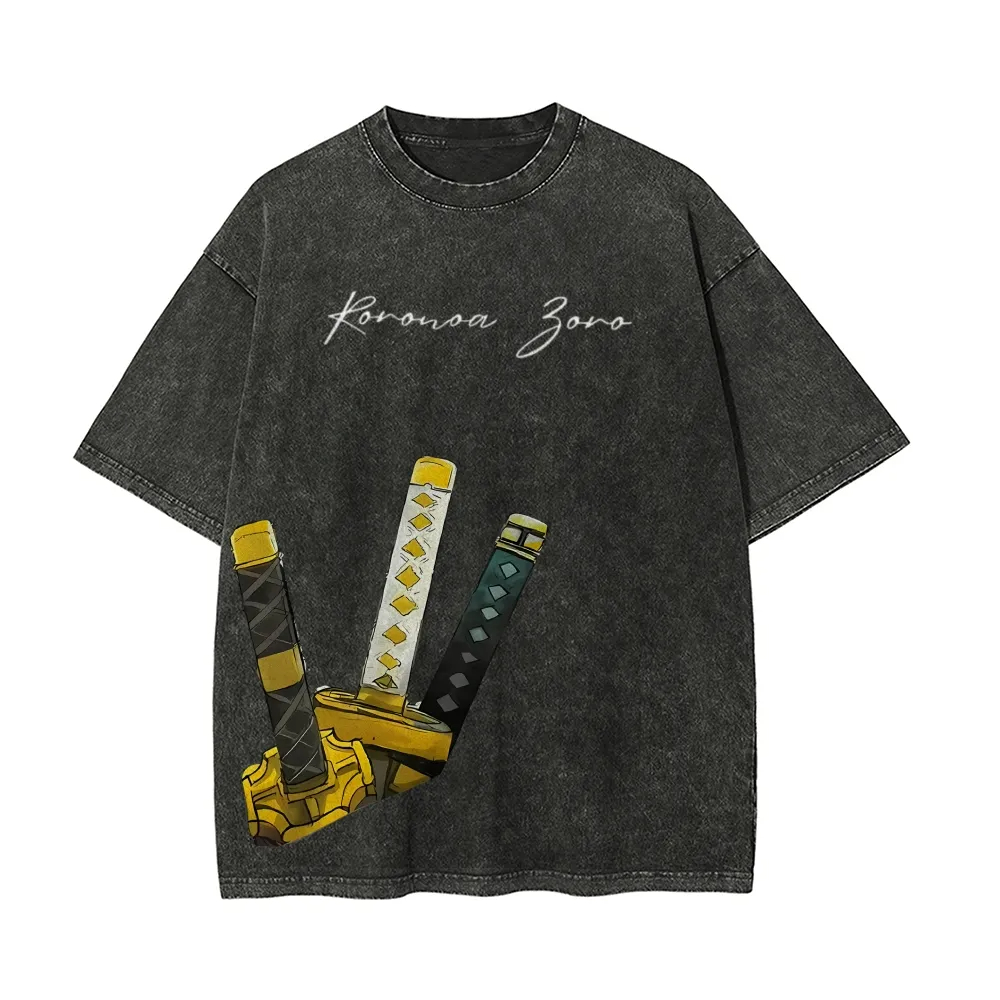 เสื้อยืดวินเทจลายวันพีซ โซโล ร - Zoro Anime Merchandise บทวิจารณ์และราคา